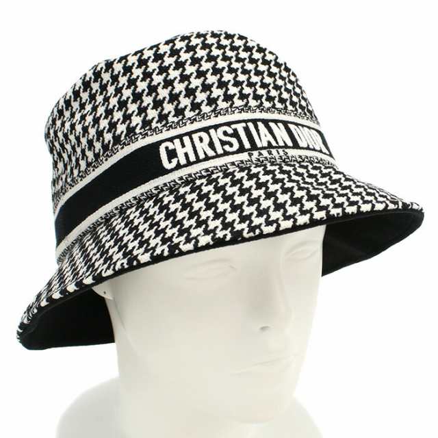 【新品】ディオール Christian Dior D-BOBBY ボブハット ロゴ バケットハット 35PDP923　X130　933 ブラック ホワイト系 cap-01