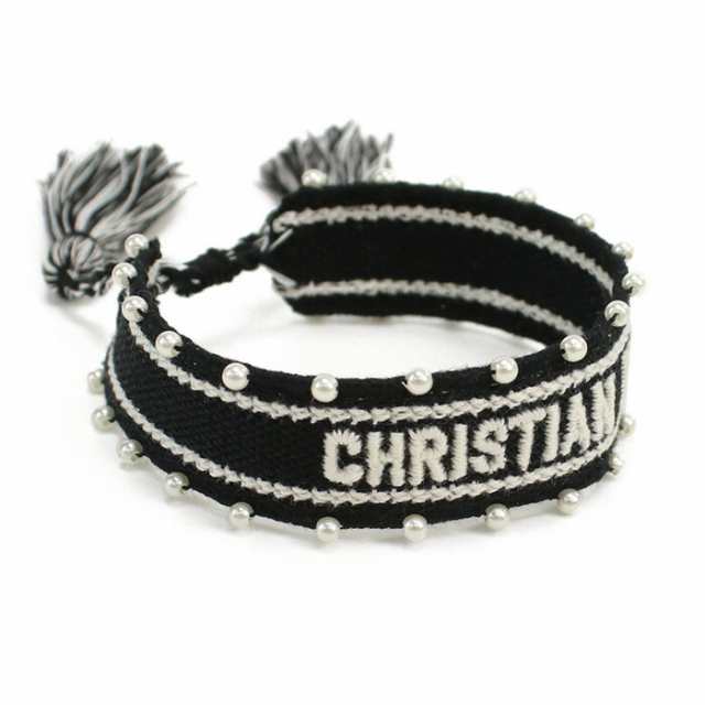 【新品】ディオール Christian Dior ブレスレット バングル ロゴ B2260　WOMRS　020 NERO ブラック accessory-01