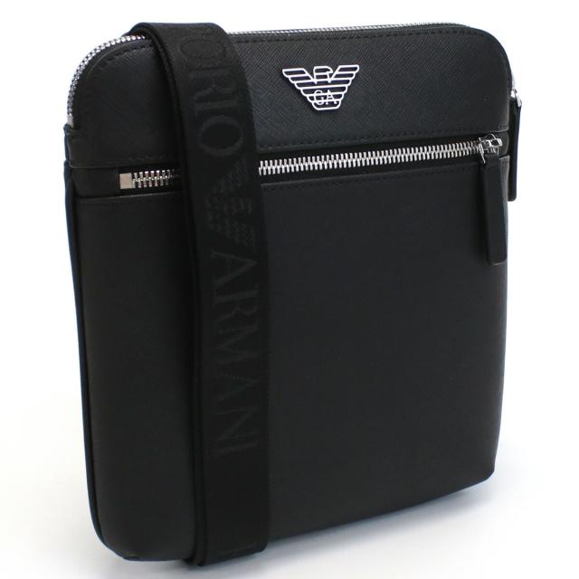 【新品】エンポリオアルマーニ EMPORIO ARMANI  斜め掛け ショルダーバッグ ブランド Y4M185　Y138E　81072 BLACK ブラック bag-01 cp05の通販は