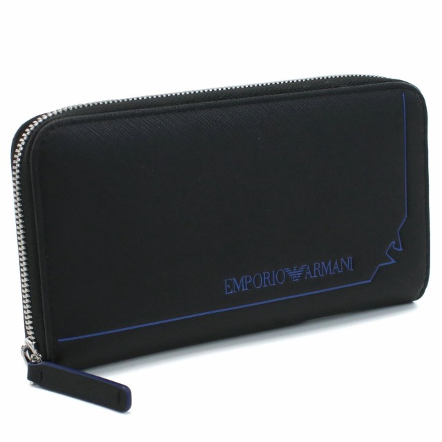 新品】エンポリオアルマーニ EMPORIO ARMANI 長財布ラウンドファスナー ...