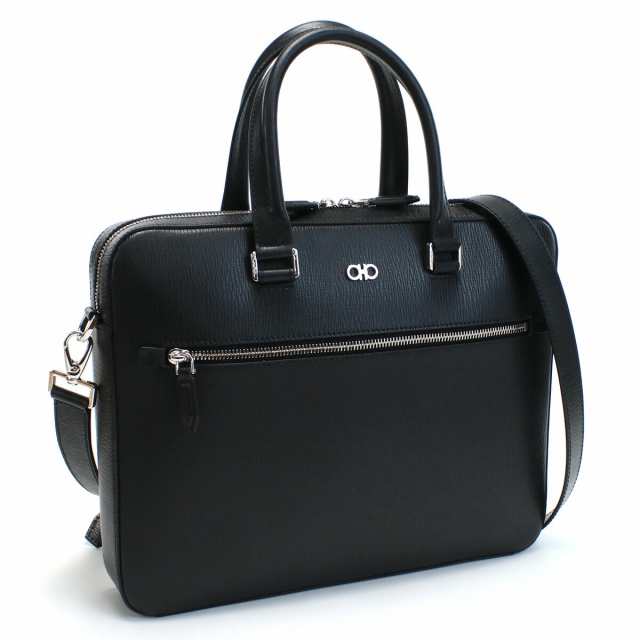 【新品】フェラガモ FERRAGAMO  ブリーフケース　ブランド 24-0986 0753418　NERO ブラック　bag-01 父の日の通販は