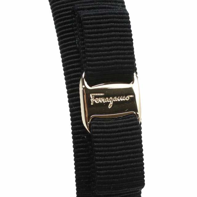 【新品】フェラガモ FERRAGAMO カチューシャ　ヴァラリボン 34-0086 0430314　NERO-ORO ブラック accessory-01 cp05 gif-04w