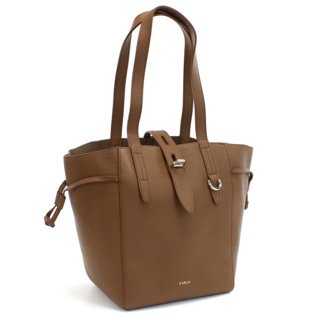 【新品】フルラ FURLA FURLA NET トートバッグ　ブランド BZT0FUA　HSF000　03B00 COGNAC ブラウン系　bag-01