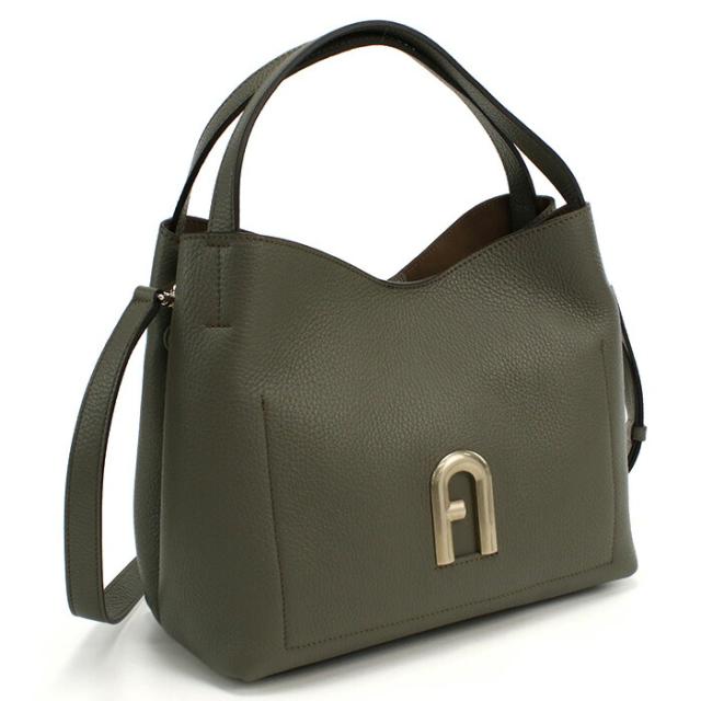 【新品】フルラ FURLA FURLA PRIMULA ハンドバッグ　ブランド WB00507　HSF000　2810S SAGE カーキ　bag-01