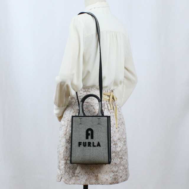 フルラ FURLA FURLA OPPORTUNITY ハンドバッグ ブランド ショルダー付 2way WB00831 BX1550 G4100 GRIGIO+NERO グレー系 bag-01 gif-03w