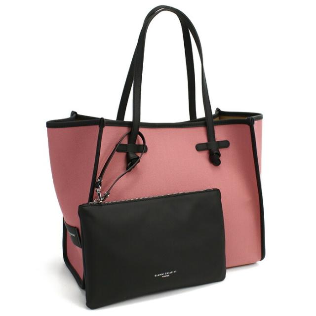 【新品】ジャンニキアリーニ GIANNI CHIARINI  トートバッグ 6850　CNV CHARM-ORZO ピンク系