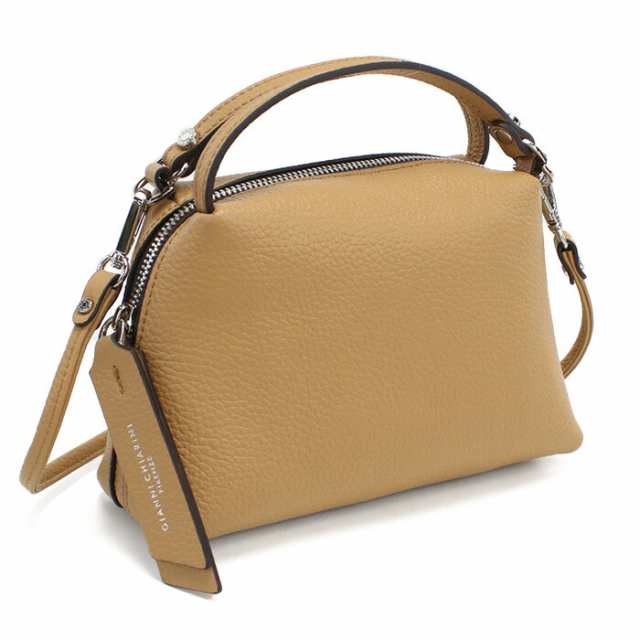 【新品】ジャンニキアリーニ GIANNI CHIARINI アリファ ALIFA ハンドバッグ ブランド 8145　GRN NATURE ブラウン系 bag-01