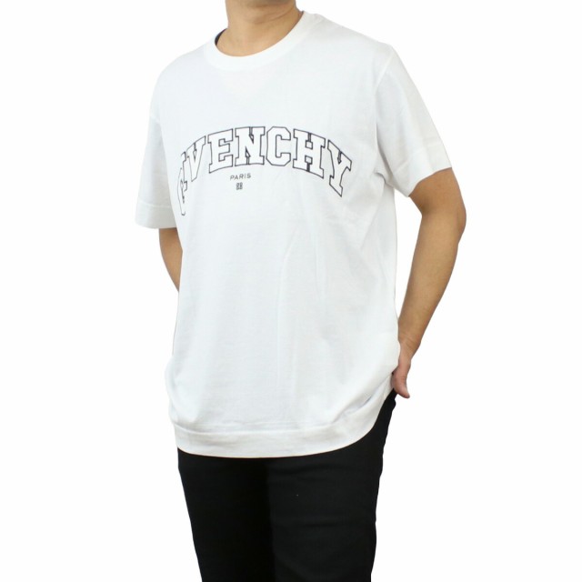 【新品】ジバンシー GIVENCHY メンズ−Ｔシャツ ブランド BM71CW　3Y6B　116 ホワイト系 ts-01 cp05