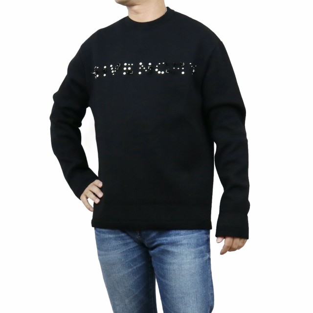 【限定クーポン配布中】【新品】ジバンシー GIVENCHY メンズ−セーター，ニット BM90GX　4Y54　001 BLACK ブラック　apparel-01 bos-05