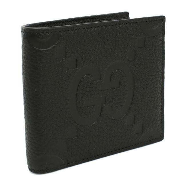 新品】グッチ GUCCI GG JUMBO LEATH. 二つ折り財布 小銭入付き