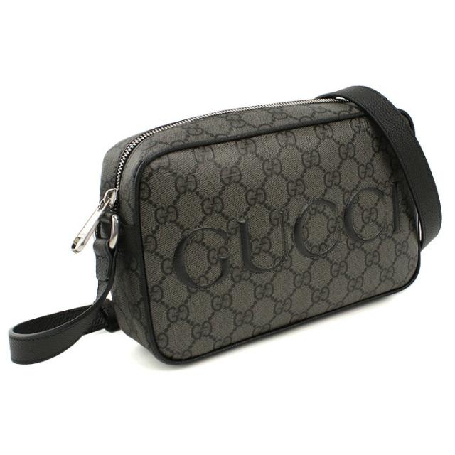 【新品】グッチ GUCCI GUCCI WORDING ミニ ショルダーバッグ 768391　FACQF　1247 ブラック bag-01