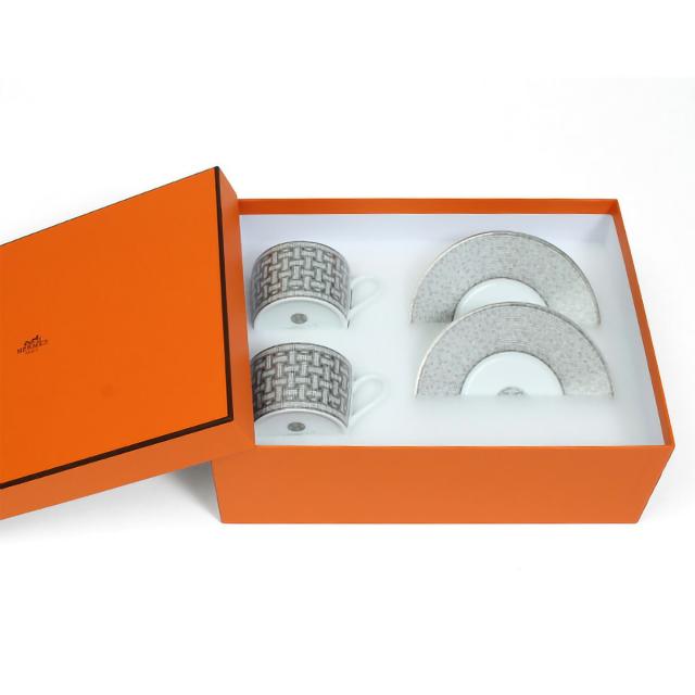 新品】エルメス HERMES モザイク Mosaique au 24 カップ&ソーサー 食器