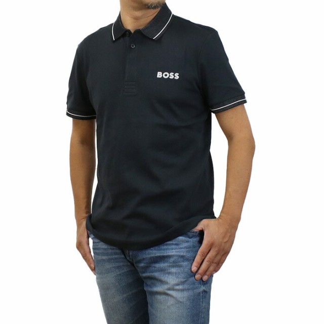 【限定クーポン配布中】【新品】ヒューゴ・ボス HUGO BOSS メンズ　ロゴ ポロシャツ ゴルフ 50512892　10259002　402 ネイビー系 golf-0