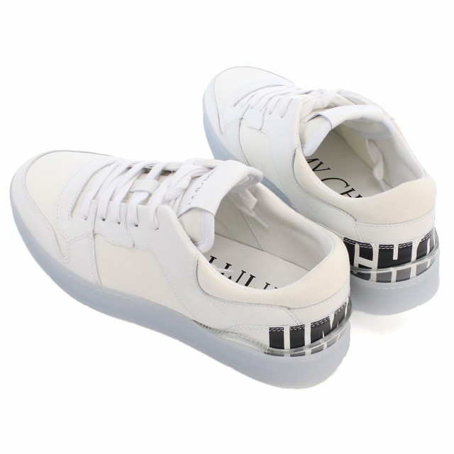 【新品】ジミーチュウ JIMMY CHOO メンズスニーカー ブランド FLORENT-M　ZUL 231　X WHITE-WHITE ホワイト系  shoes-01｜au PAY マーケット