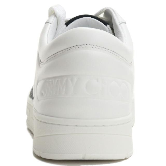 新品】 ジミーチュウ JIMMY CHOO メンズ スニーカー 白 HAWAII M FAF 