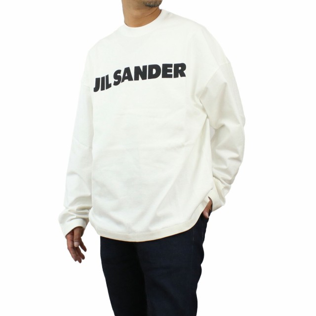 【新品】JIL SANDER ジル サンダー メンズ−ロングTシャツ ブランド J22GC0136 J45148 102 ホワイト系 apparel-01 ts-01 の通販は