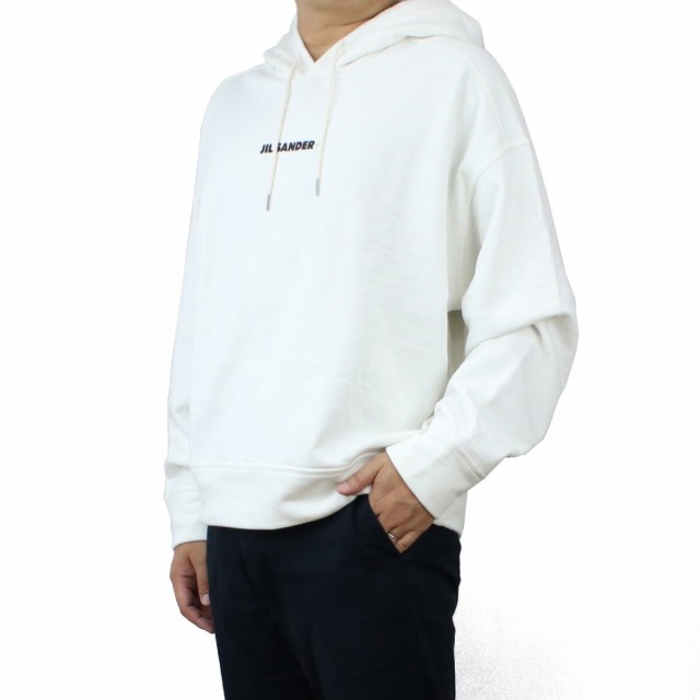 【新品】ジル サンダー JIL SANDER メンズ パーカー ブランド J47GU0002 J45050 102 ホワイト系 apparel-01