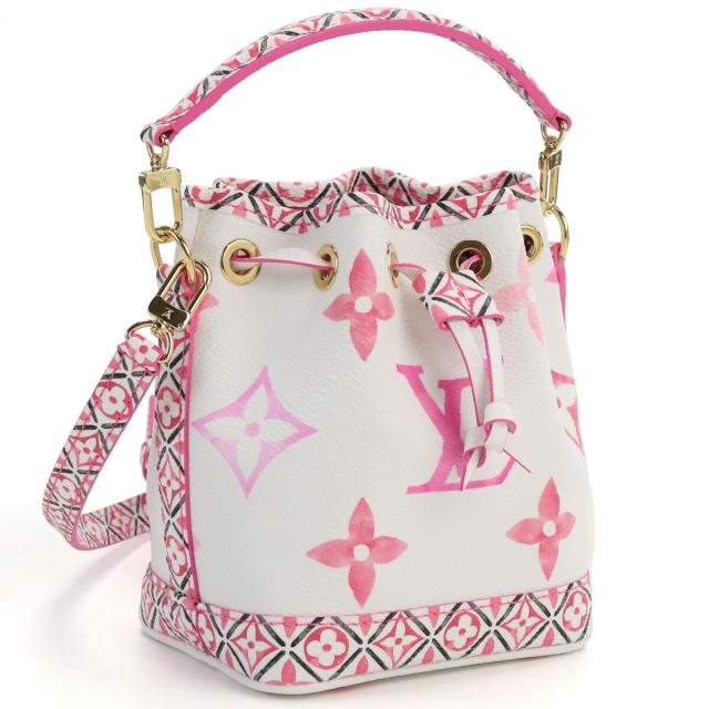 【新品】ルイ・ヴィトン LOUIS VUITTON LVﾊﾞｲ･ｻﾞ･ﾌﾟｰﾙ ショルダー　ブランド　ナノ　ノエ M82386　LVﾊﾞｲ･ｻﾞ･ﾌﾟｰﾙ ホワイト系 ピンク系　bag-01