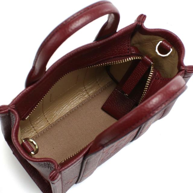 【新品】マークジェイコブス MARC JACOBS THE MICRO TOTE トートバッグ　ブランド H053L01RE22　602 CHERRY ボルドー系　bag-01_2
