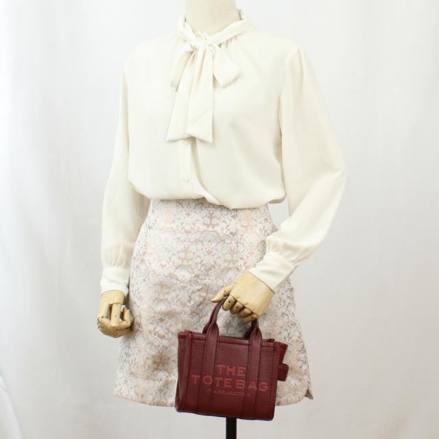 新品 マークジェイコブス マイクロ トート ショルダー 2WAYバッグ ボルドー