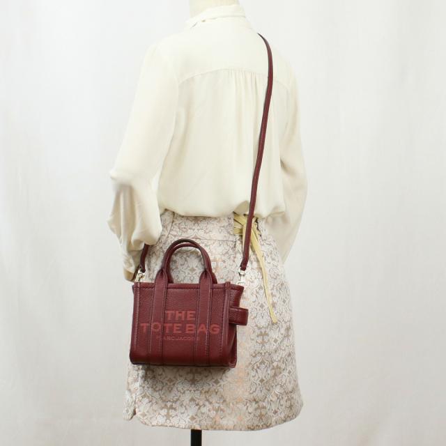【新品】マークジェイコブス MARC JACOBS THE MICRO TOTE トートバッグ　ブランド H053L01RE22　602 CHERRY ボルドー系　bag-01_6