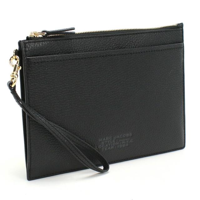 【新品】マークジェイコブス MARC JACOBS THE SMALL WRISTLET ポーチ ブランド 2S3SMP036S01　001 BLACK ブラック
