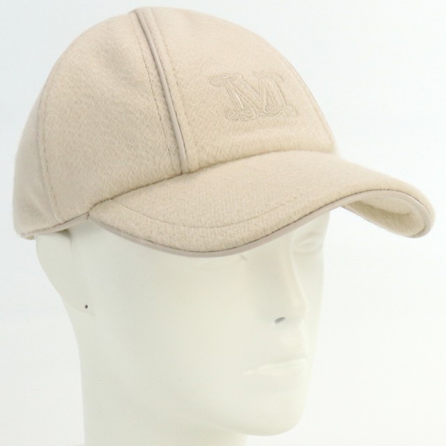 【新品】マックスマーラ MaxMara レディース ベースボール キャップ ブランド ロゴ 45760137 NELLA　600　001 ベージュ系 cap-01