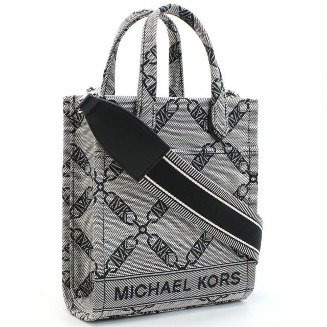 【新品】マイケル・コース MICHAEL KORS GIGI トートバッグ　ブランド 32F3S3GC4J　006　モノグラム　ロゴ NAT-LUGG グレー系　bag-01 gif-03wの通販は 20,800円