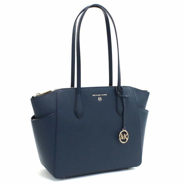 【新品】マイケルコース MICHAEL KORS MARILYN トートバッグ ブランド 30S2G6AT2L　LEATHER　406 NAVY ネイビー系 bag-01 フォーマルバ