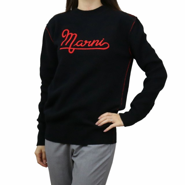 【新品】新作 マルニ MARNI  レディース セーター，ニット GCMD0283Q0 UFH525 00N99 ブラック apparel-01   の通販は