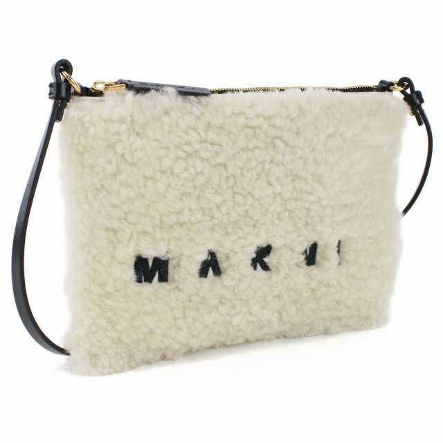 マルニ MARNI 斜め掛け ショルダーバッグ ブランド PHMO0011L0　LM071　ZO186 ホワイト系　bag-01 gif-03w