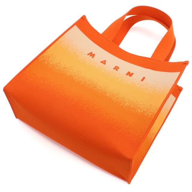 【新品】マルニ MARNI トートバッグ ブランド SHMP0076A5　P5506　ZO536 オレンジ系　bag-01 gif-03w_3
