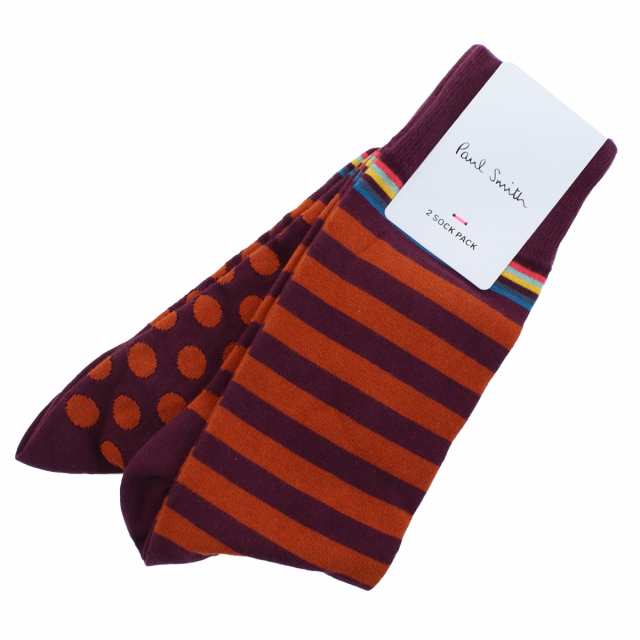 PAUL SMITH ポールスミス メンズソックス 靴下 2足組 M1A SOCK