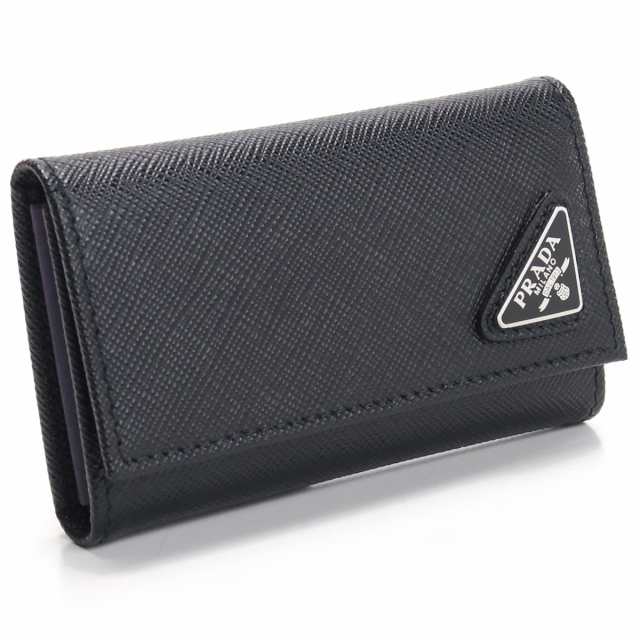 ☆良品☆PRADA 三角 トライアングルロゴ 6連キーケース【024394】-