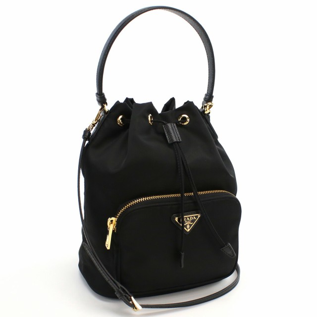 【新品】プラダ PRADA  ハンドバッグ ブランド 2WAY ショルダーバッグ 1BH038　RV44 V UOO　F0002 NERO ブラック bag-01 の通販は