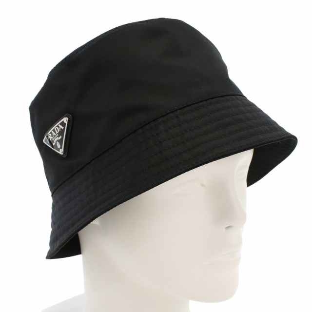 【新品】プラダ PRADA ユニセックス バケットハット 1HC137　2DMI　F0002 NERO ブラック cap-01 golf-01