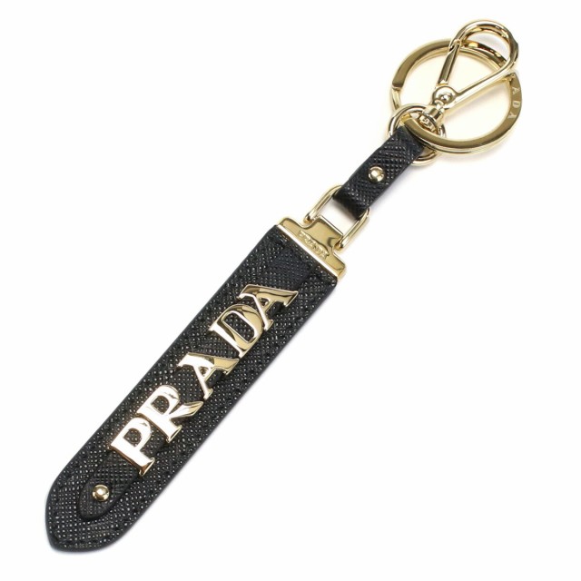 ★新品★プラダ PRADA キーリング ブランド サフィアーノ 1PP067　053　F0002 NERO ブラック gsw-6 gif-04w