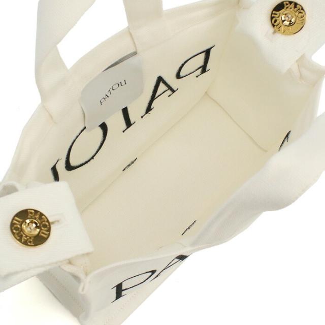 【新品】パトゥ PATOU  トートバッグ スモール 2WAY ショルダー レディース ロゴ ブランド AC0440076　001W  ホワイト系 bag-01 新品】パトゥ PATOU トートバッグ スモール 2WAY ショルダー
