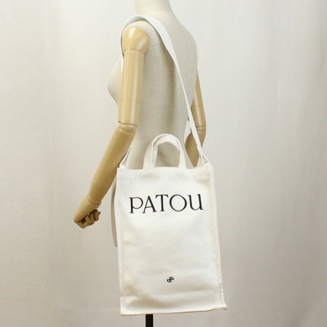 【限定クーポン配布中】【新品】パトゥ PATOU トートバッグ ヴァーティカル 2WAY ショルダー レディース ロゴ ブランド AC0620076　001W