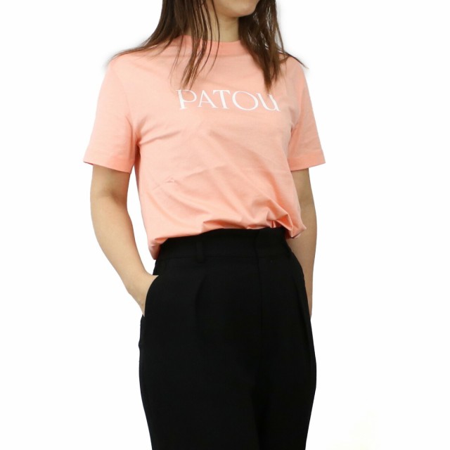 【限定クーポン配布中】【新品】パトゥ PATOU ユニセックス　Ｔシャツ　ブランド JE0299999　216A ABRICOT ピンク系　apparel-01