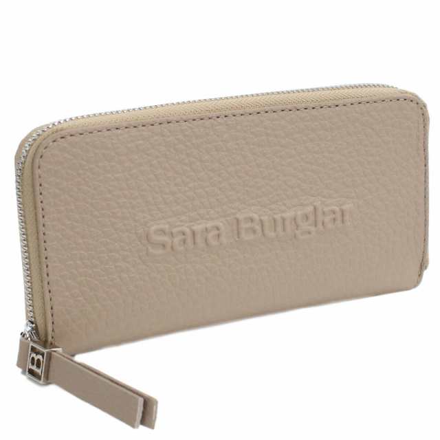 【限定クーポン配布中】サラバーグラー Sara Burglar 長財布ラウンドファスナー ブランド 110L TAUPE グレージュ wallet-01 gsw-2 cp05