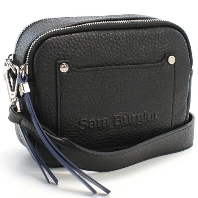 【新品】サラバーグラー Sara Burglar  斜め掛け ショルダーバッグ ブランド ロゴ 916 NERO ブラック bag-01  cp05  gif-03w