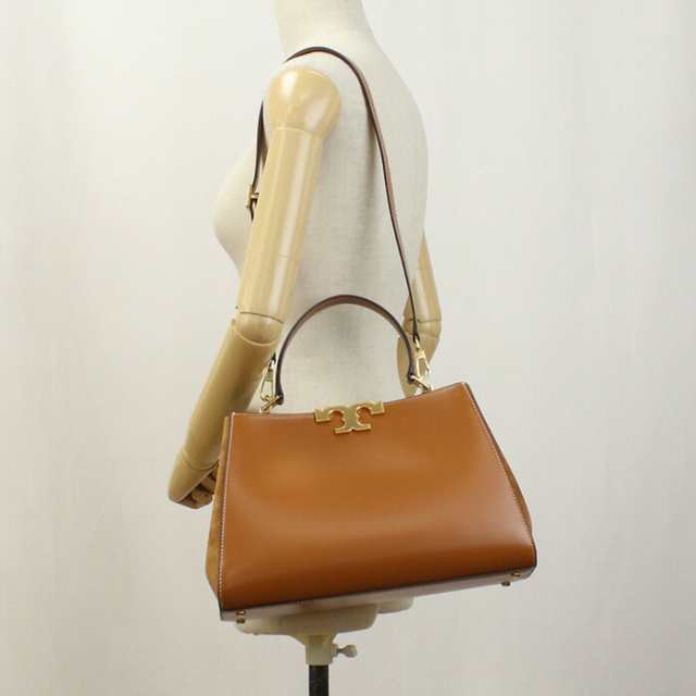 【新品】トリーバーチ TORY BURCH ELEANOR ハンドバッグ レディース ブランド 137312　201 WHISKEY ブラウン系 bag-01