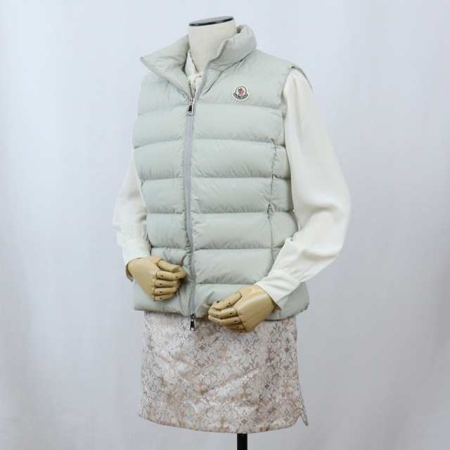 良品モンクレール(MONCLER)ダウンベスト GHANY ナイロン #1 グレー