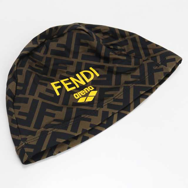 中古】・未使用フェンディ(FENDI) スイムゴーグルキャップセット