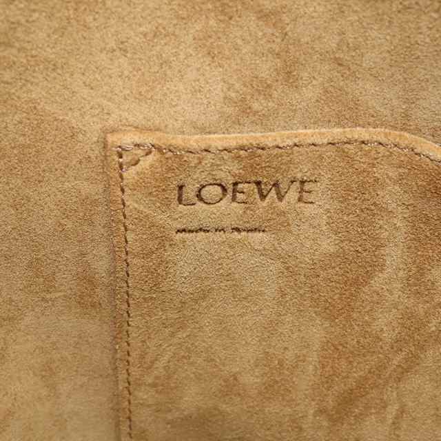 中古】・未使用ロエベ(LOEWE) バルーンバッグ ジャガード ベージュ 