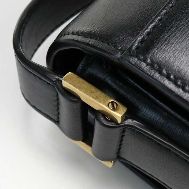 【中古】・未使用サンローラン(SAINT LAURENT) LE61 ショルダーバッグ レザー ブランド617102 ブラックランク：S us-1  ﾚﾃﾞｨｰｽ｜au PAY マーケット