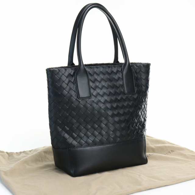 【中古】良品ボッテガ・ヴェネタ(BOTTEGA VENETA) イントレチャートトートバッグ ブランド レザー 608595 VCPQ1 8984  ブラックランク：A｜au PAY マーケット