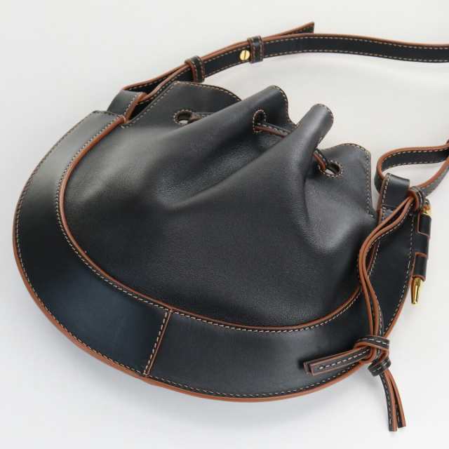 中古】良品ロエベ(LOEWE) ホースシューバッグ レザー ブランド ...