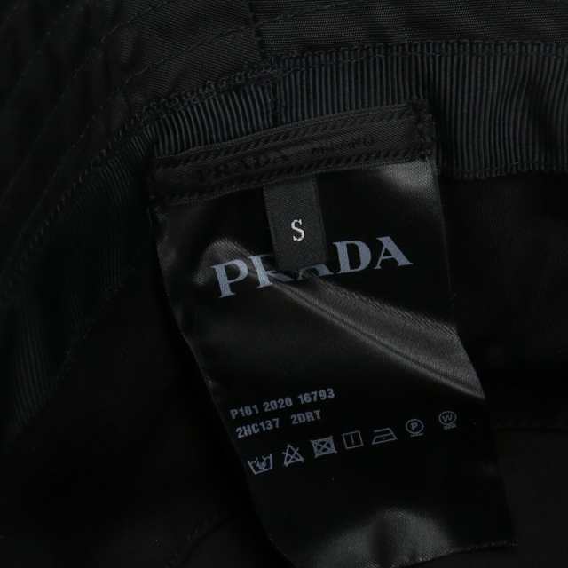 中古】・未使用プラダ(PRADA) バケットハット ＃S ポリアミド ブランド ...